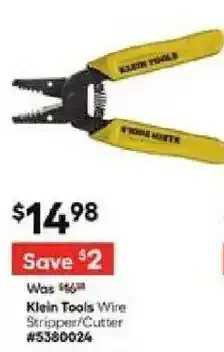 Lowe's Klein Tools Wire Stripper/Cutter offer
