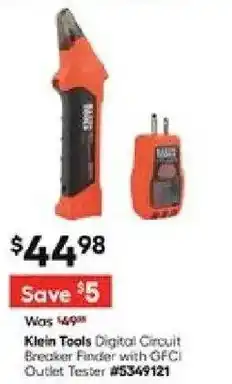 Lowe's Klein Tools Digital Circuit Breaker Finder offer