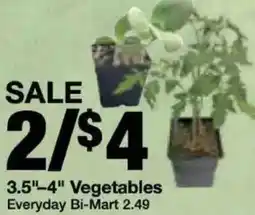 Bi-Mart Vegetables offer