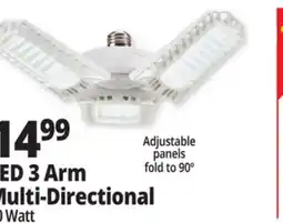 Ocean State Job Lot LED 3 Arm Multi-Directional offer