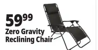 Ocean State Job Lot Oxford Cloth Zero Gravity Chair offer