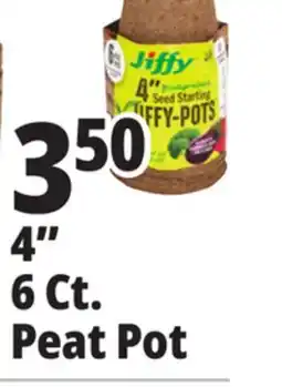 Ocean State Job Lot 4 Round Biodegradable Seed Starting Jiffy-Pots 6-pots offer