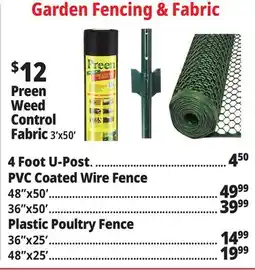 Ocean State Job Lot Landscaping Fabric & Supports offer