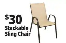 Ocean State Job Lot Steel Stacking Sling Chair offer
