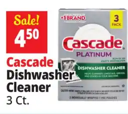 Ocean State Job Lot Cascade Platinum Dishwasher Cleaner offer