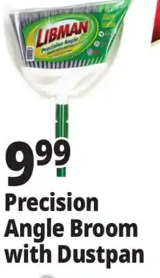 Ocean State Job Lot Libman Precision Angle Broom with Dustpan offer