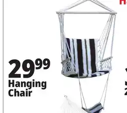 Ocean State Job Lot Outdoor Living Hanging Chair with Arm & Foot Rest offer