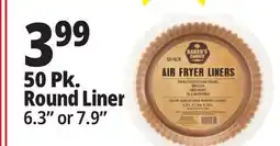 Ocean State Job Lot Baker's Choice Round Air Fryer Liners 50 Count offer