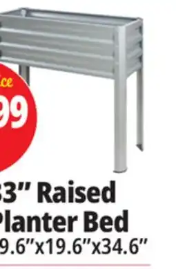 Ocean State Job Lot Tiller & Rowe Raised Planter with Cover offer