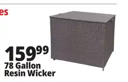 Ocean State Job Lot Resin Wicker Deck Box 78 Gal offer