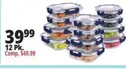 Ocean State Job Lot 12 Pk. Glass Food Storage offer