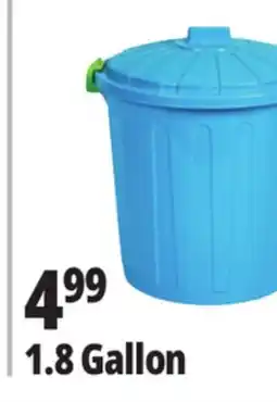 Ocean State Job Lot Round Clear Storage Bucket with Latching Lid offer