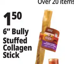 Ocean State Job Lot 6 Bully Stuffed Collagen Stick offer