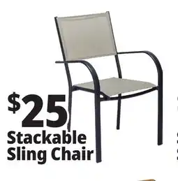 Ocean State Job Lot Steel Patio Sling Chair Tan offer