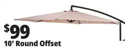 Ocean State Job Lot 10' Offset Patio Umbrella offer