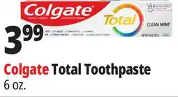 Ocean State Job Lot Colgate Total Toothpaste offer