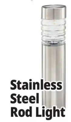 Ocean State Job Lot Solar Stainless Steel Path Light 15 offer