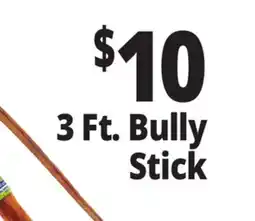 Ocean State Job Lot 3 Ft. Bully Stick offer