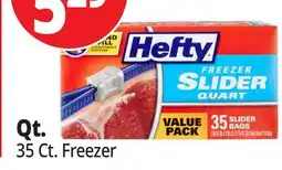 Ocean State Job Lot Hefty Storage Quart Slider Bags 40 Count offer