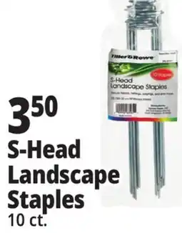Ocean State Job Lot Tiller & Rowe S-Shaped Landscape Staples 10 Count offer