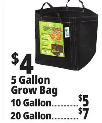 Ocean State Job Lot 5 Gallon Grow Bag offer