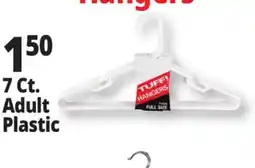 Ocean State Job Lot 7 Ct. Adult Plastic Hangers offer