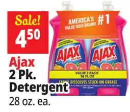 Ocean State Job Lot Ajax 2 Pk. Detergent offer