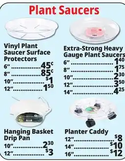 Ocean State Job Lot Plant Saucers offer