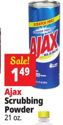 Ocean State Job Lot Ajax with Bleach Powder Cleanser 21 oz offer