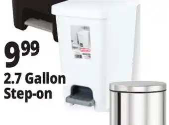 Ocean State Job Lot Sterilite Step-On 2.7 Gal Wastebasket offer