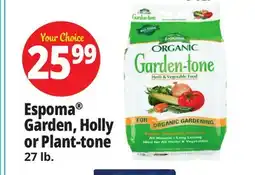 Ocean State Job Lot Espoma Organic Garden-Tone Herb and Vegetable Food 27 lb offer