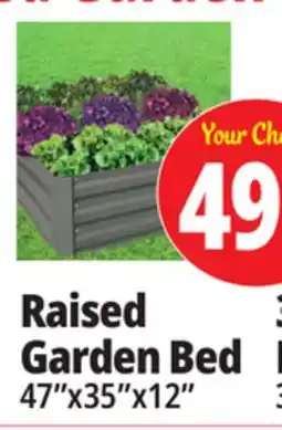 Ocean State Job Lot Galvanized Raised Garden Bed 47 x 35 x 12 offer