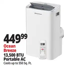 Ocean State Job Lot Ocean Breeze 13 500 BTU Portable Air Conditioner offer