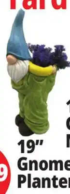 Ocean State Job Lot 19 Gnome Planter offer