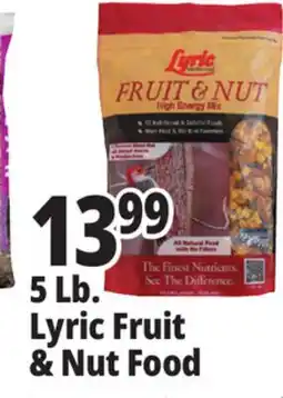 Ocean State Job Lot Lyric Fruit and Nut High Energy Wild Bird Food Mix 5 lbs offer