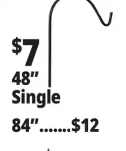 Ocean State Job Lot 48 Single Shepherd Hook offer