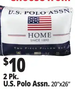 Ocean State Job Lot U.S. Polo Standard Pillows 2 Count offer