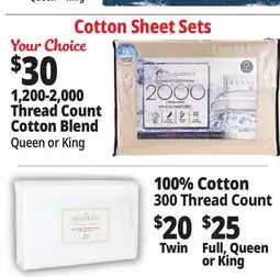 Ocean State Job Lot Cotton Sheet Sets offer