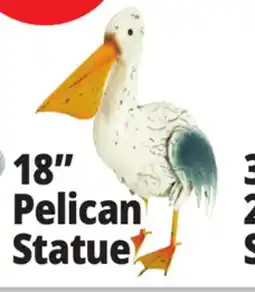Ocean State Job Lot 18 Pelican Garden Statue offer