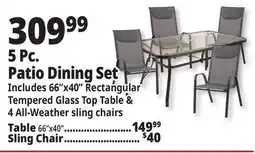 Ocean State Job Lot 5 Pc. Patio Dining Set offer