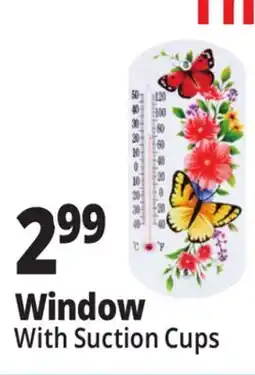 Ocean State Job Lot Outdoor Living Accents Window Thermometer offer