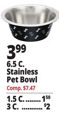 Ocean State Job Lot Stainless Pet Bowl offer