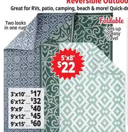 Ocean State Job Lot Indoor/Outdoor Rugs offer
