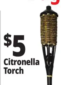 Ocean State Job Lot 60 Woven Bamboo Torch with Cap offer