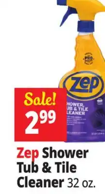 Ocean State Job Lot Zep Shower Tub & Tile Cleaner offer