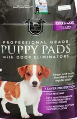 Ocean State Job Lot Huntington Pet Products Professional Grade 17x24 Puppy Pads with Odor Eliminators 60 Count offer