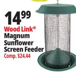 Ocean State Job Lot Wood Link Magnum Sunflower Screen Feeder offer