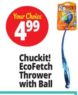 Ocean State Job Lot Chuckit! EcoFetch Thrower with Ball offer