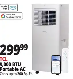Ocean State Job Lot TCL 9,000 BTU Portable AC offer
