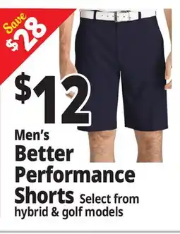 Ocean State Job Lot Men's Better Performance Shorts offer